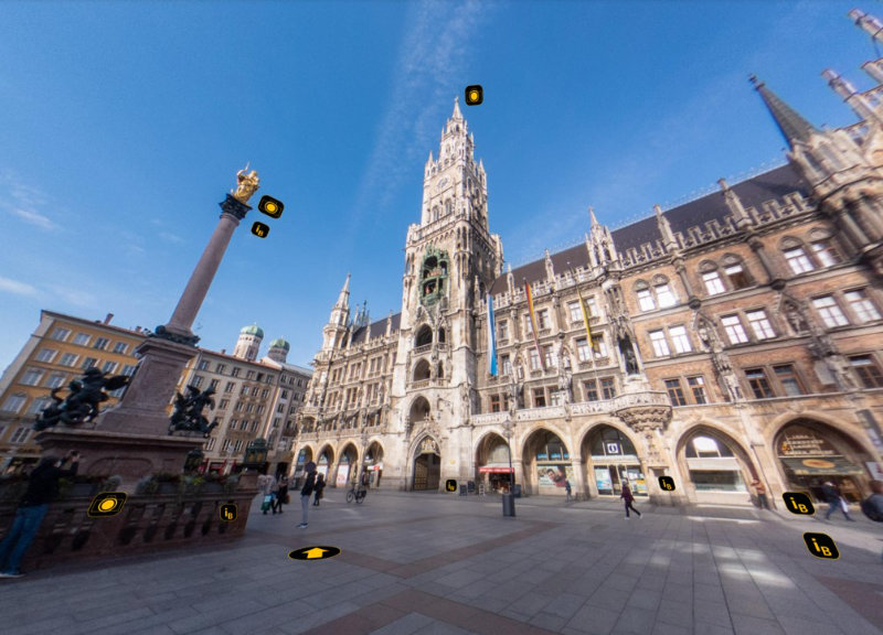 Виртуальная экскурсия по городу - Старый город Мюнхена