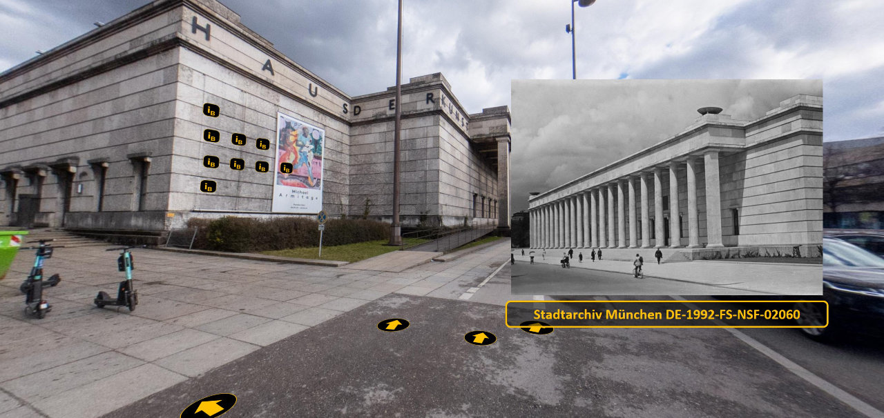 Virtual city tour - In the footsteps of the III Reich in Munich - Haus der Deutschen Kunst