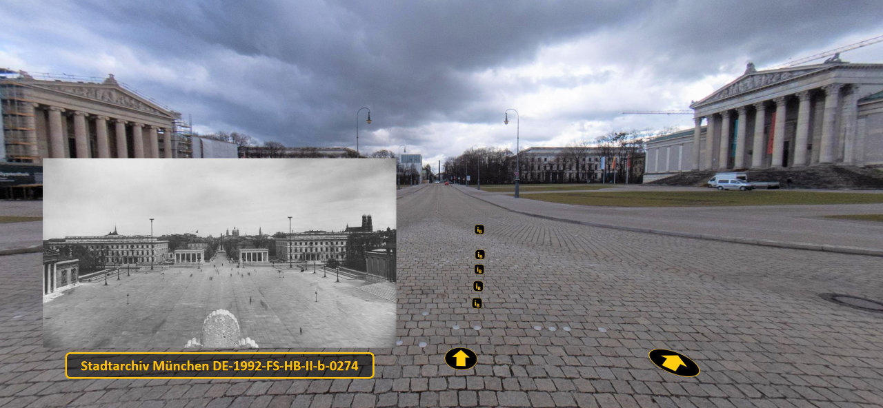 Virtual city tour - In the footsteps of the Third Reich in Munich - Königsplatz