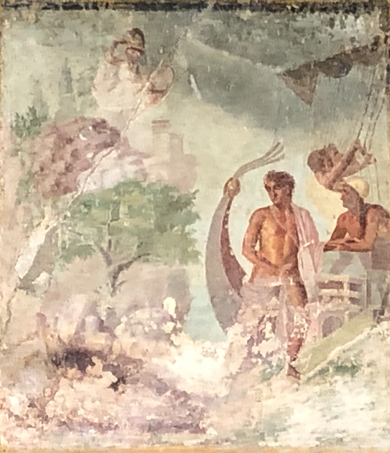 Wall painting in the house of D. Octavius Quartio (Pompeii)